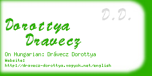 dorottya dravecz business card